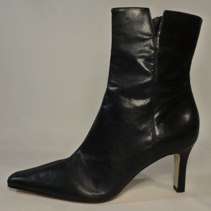 Gianni Bini Black High Heel Ankle Pump Boots